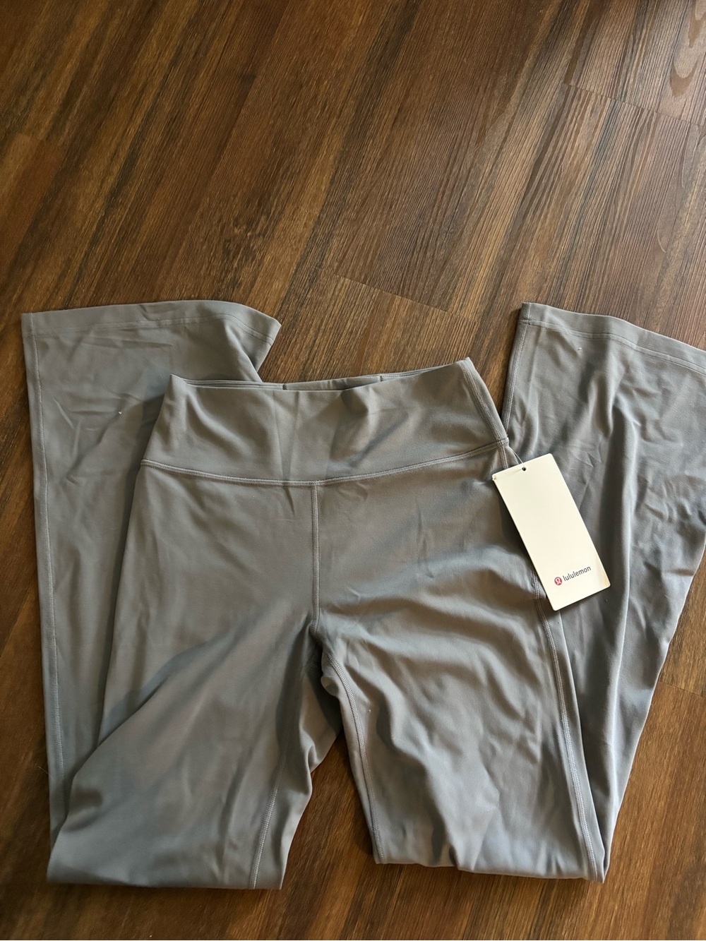 lululemon athletica Gray High-Rise Flare Leggings